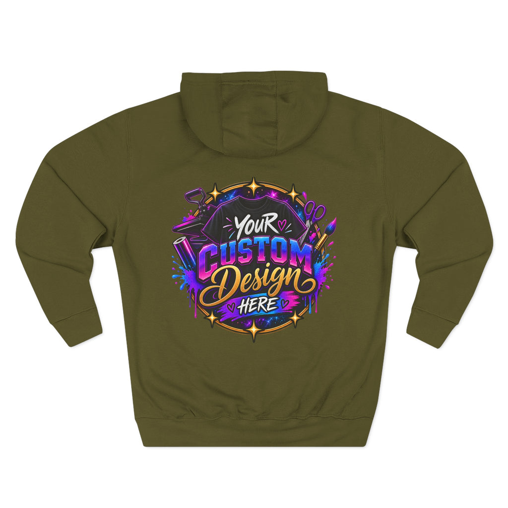 Custom Graphic Hoodie - Your Custom Design Here Fleece Pullover