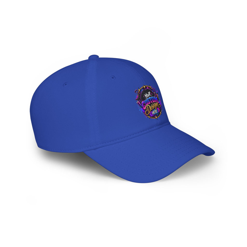 Low Profile Baseball Cap — Custom Vibrant Logo Hat