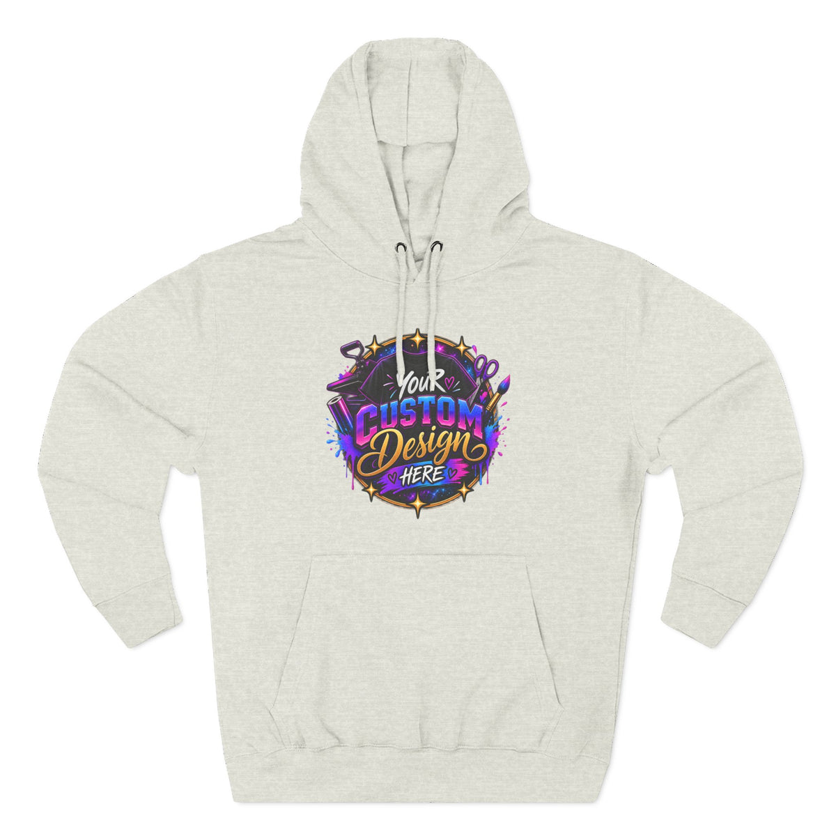 Custom Graphic Hoodie - Your Custom Design Here Fleece Pullover