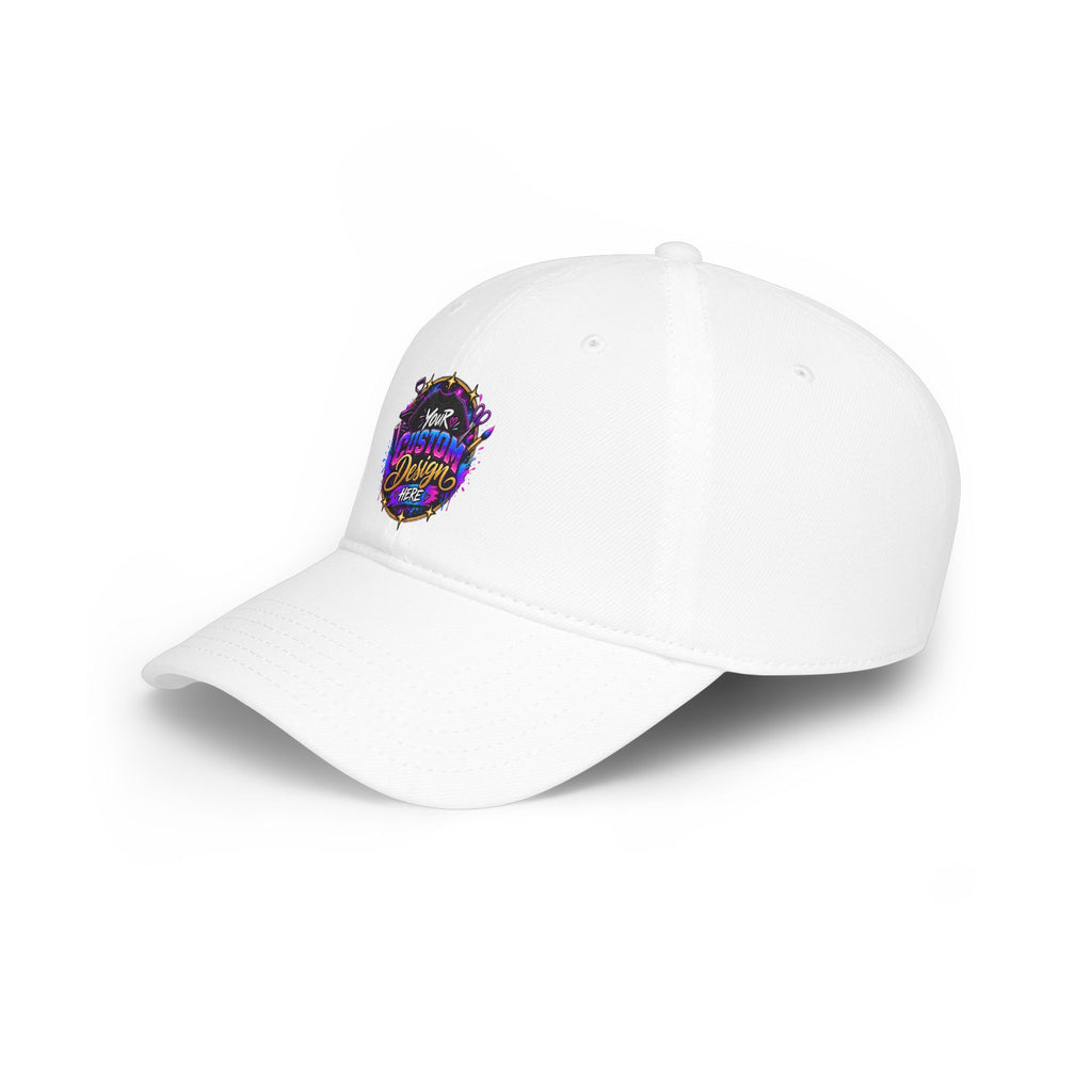 Low Profile Baseball Cap — Custom Vibrant Logo Hat