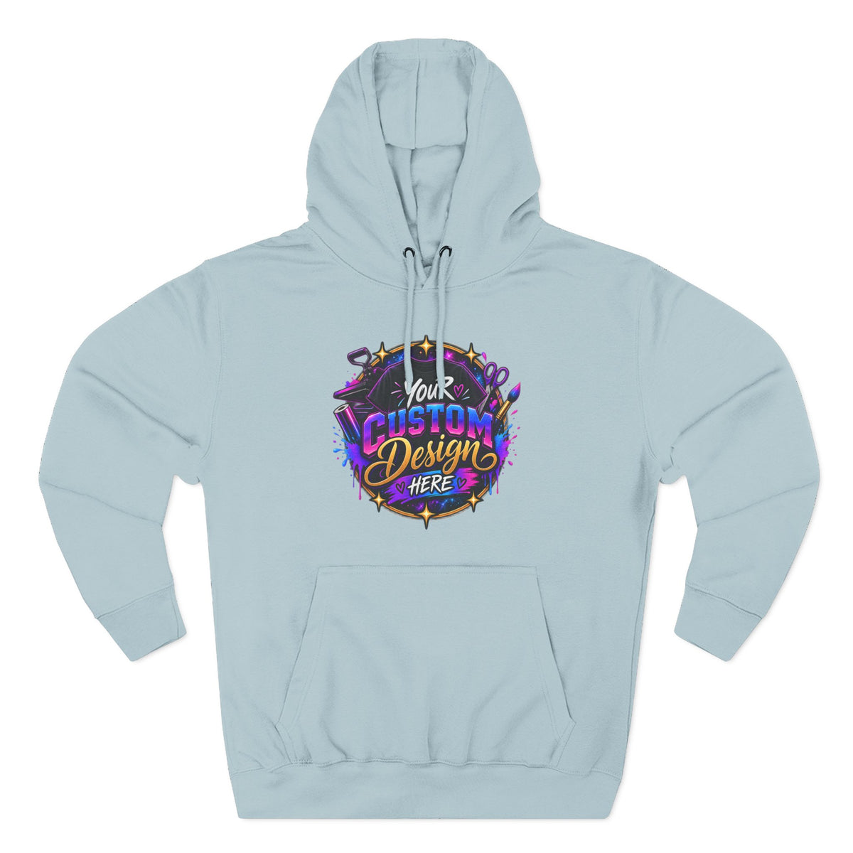 Custom Graphic Hoodie - Your Custom Design Here Fleece Pullover