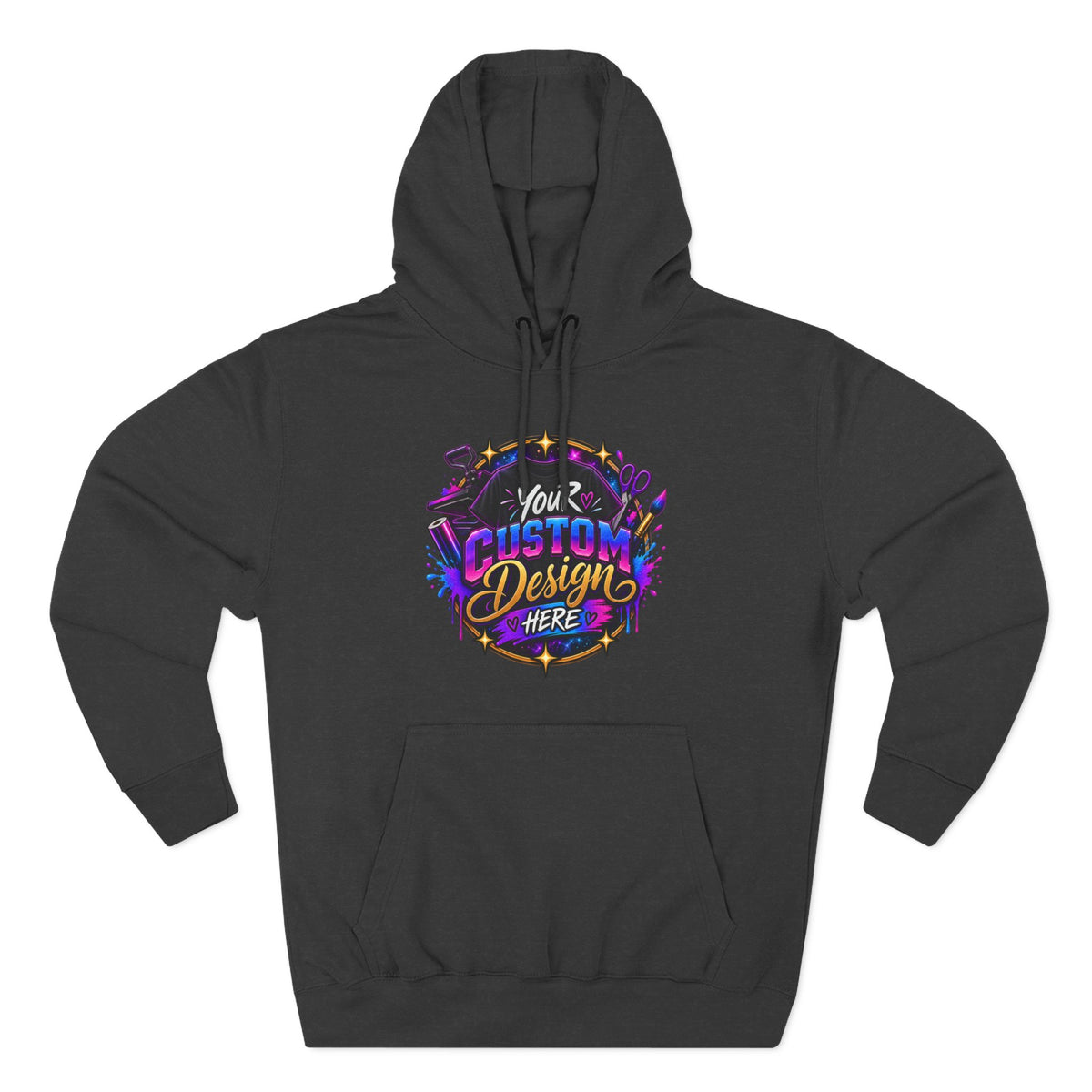 Custom Graphic Hoodie - Your Custom Design Here Fleece Pullover