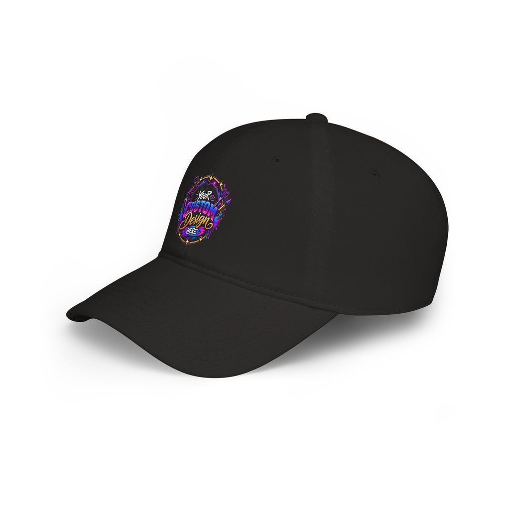 Low Profile Baseball Cap — Custom Vibrant Logo Hat
