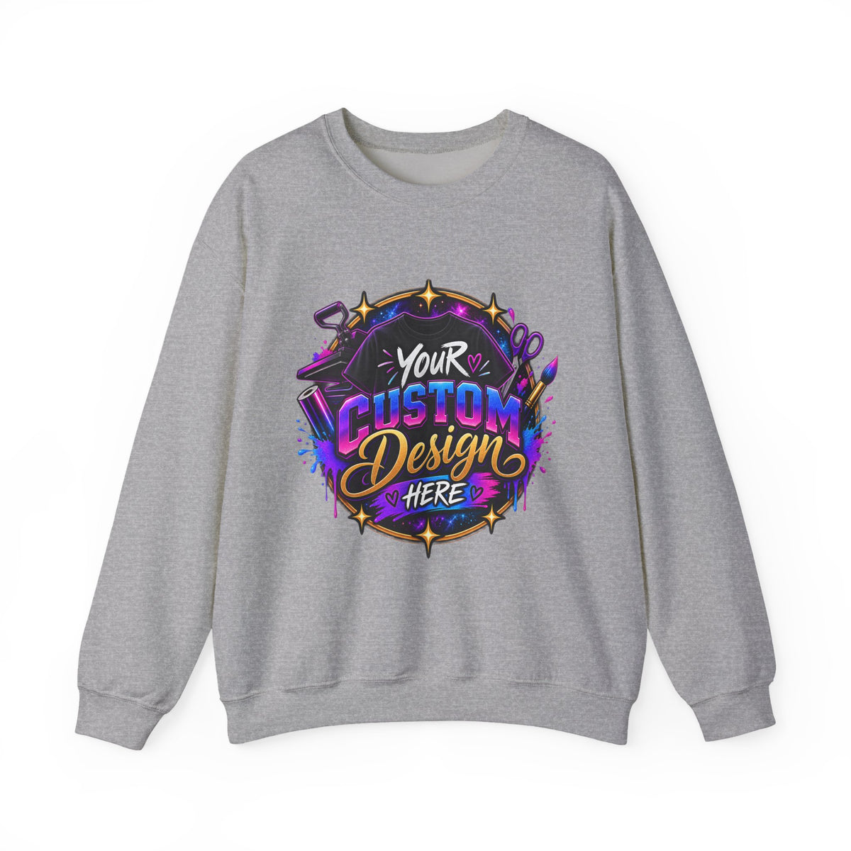 Custom Graphic Crewneck Sweatshirt