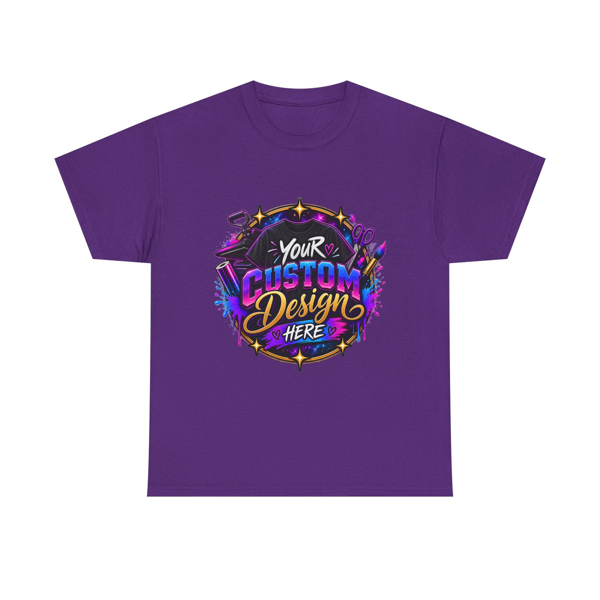 Custom Design Graphic Tee — "Your Custom Design Here"
