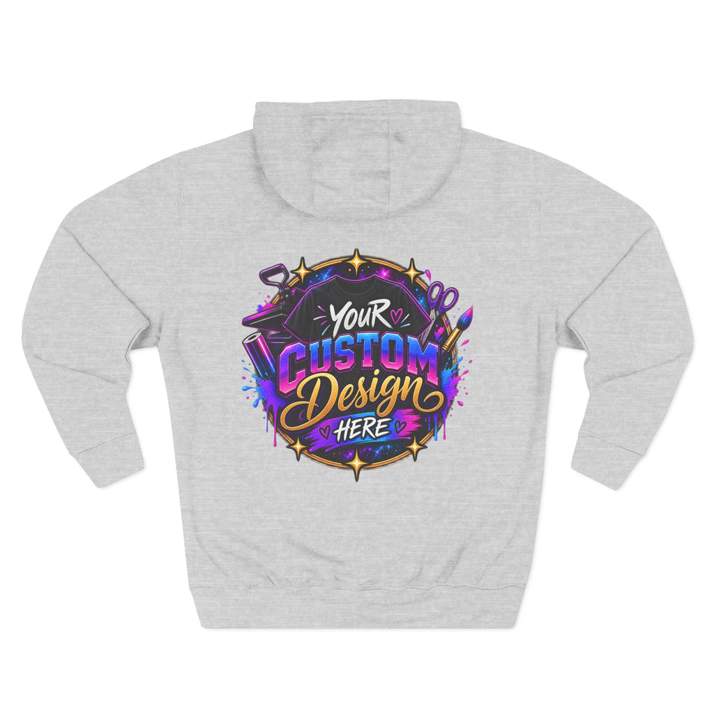 Custom Graphic Hoodie - Your Custom Design Here Fleece Pullover