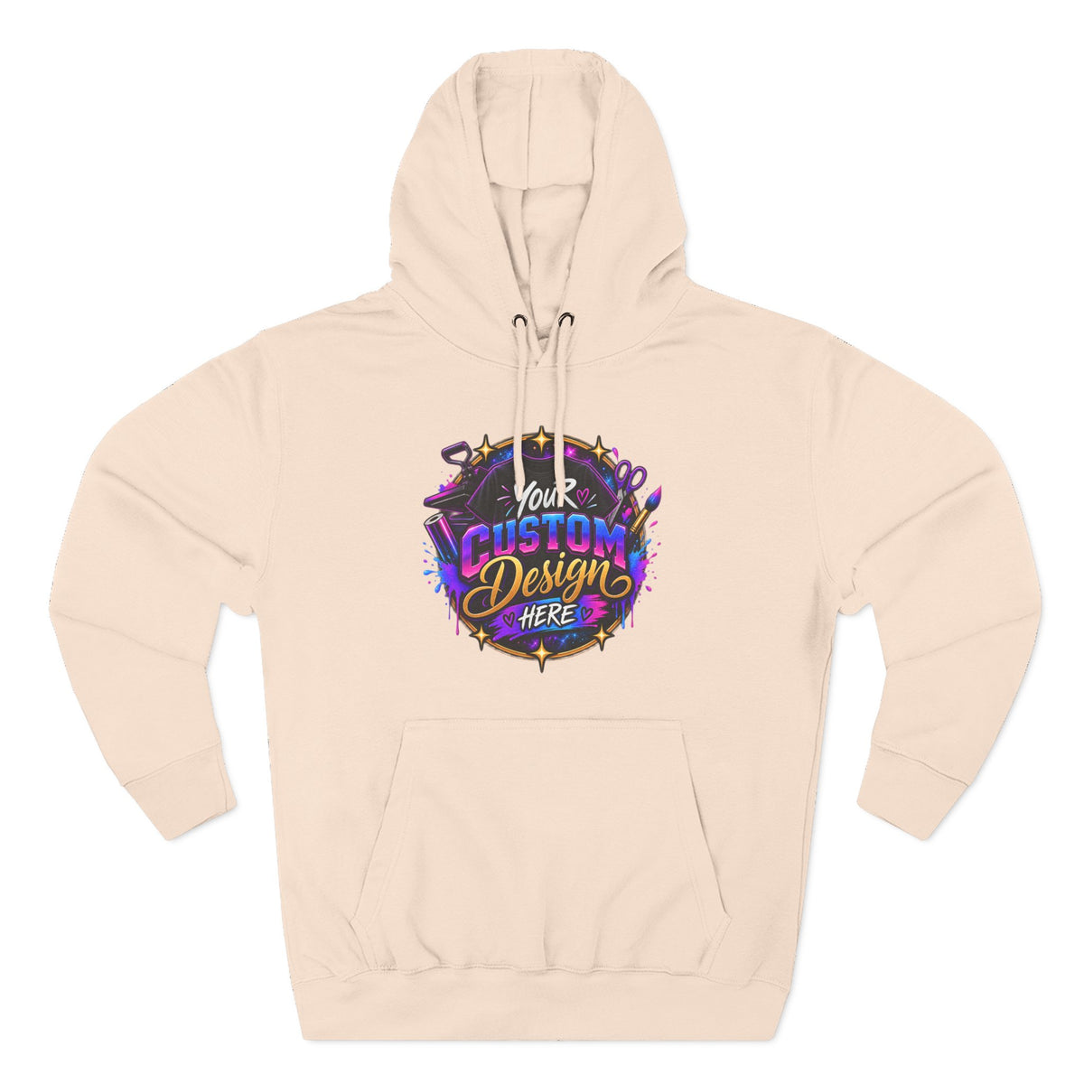 Custom Graphic Hoodie - Your Custom Design Here Fleece Pullover