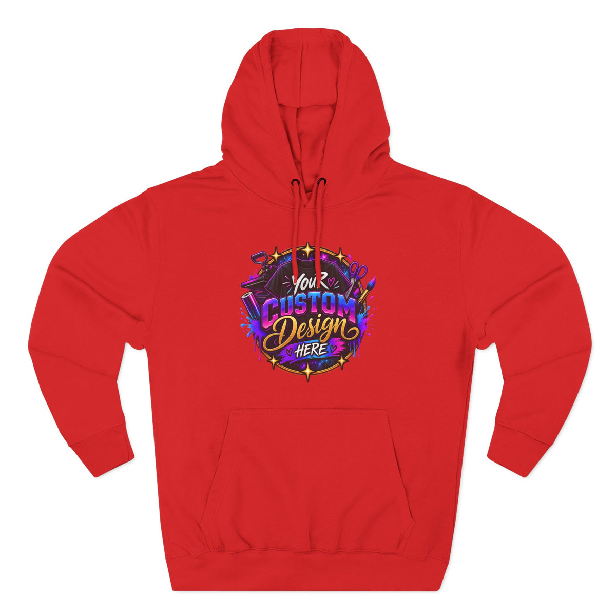 Custom Graphic Hoodie - Your Custom Design Here Fleece Pullover