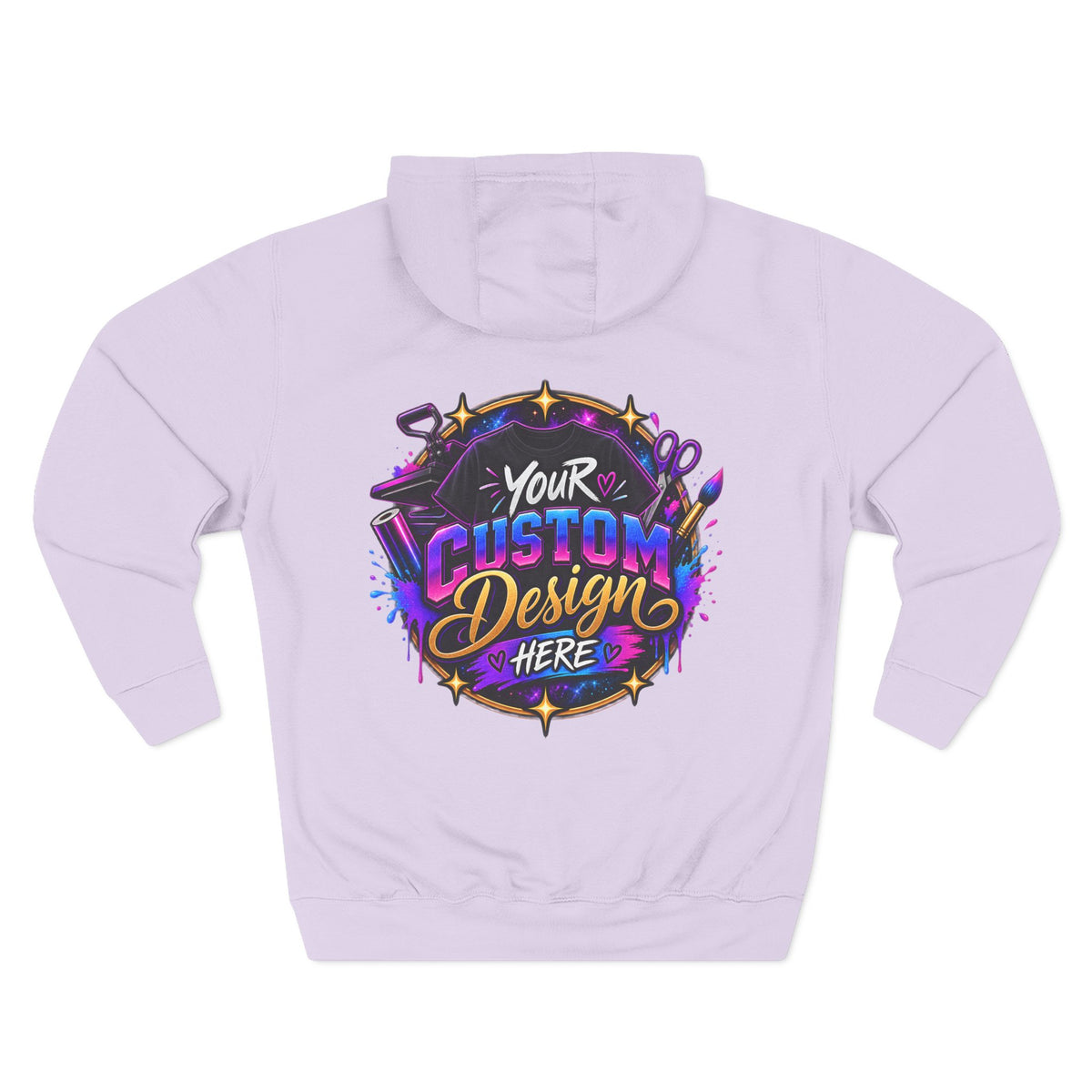 Custom Graphic Hoodie - Your Custom Design Here Fleece Pullover
