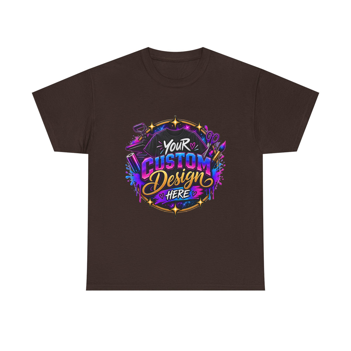 Custom Design Graphic Tee — "Your Custom Design Here"