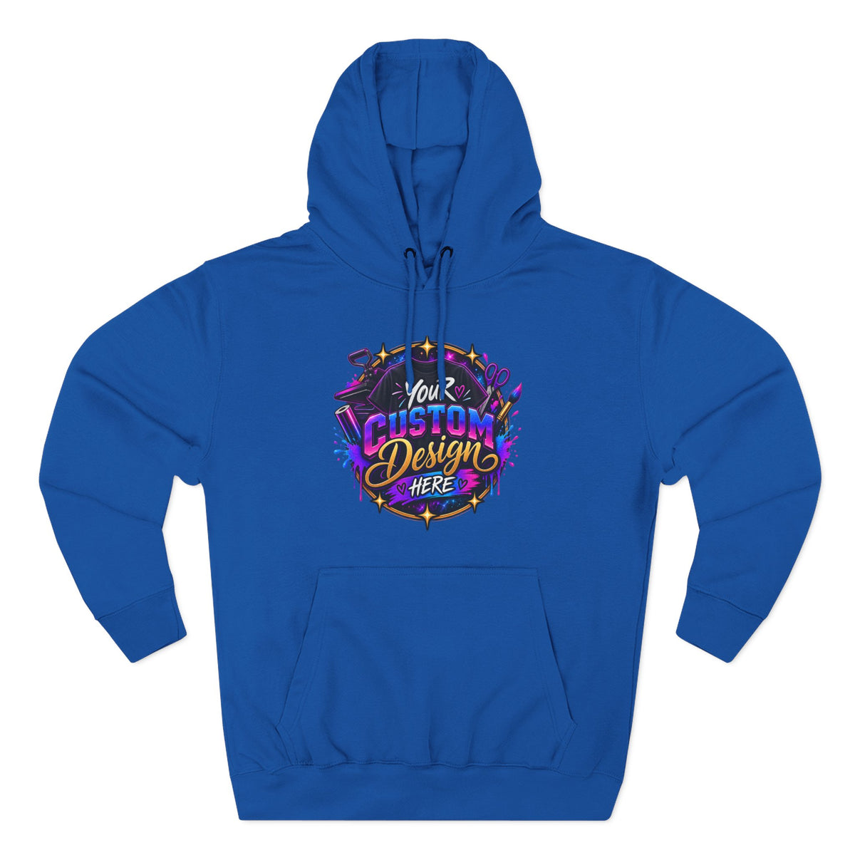 Custom Graphic Hoodie - Your Custom Design Here Fleece Pullover