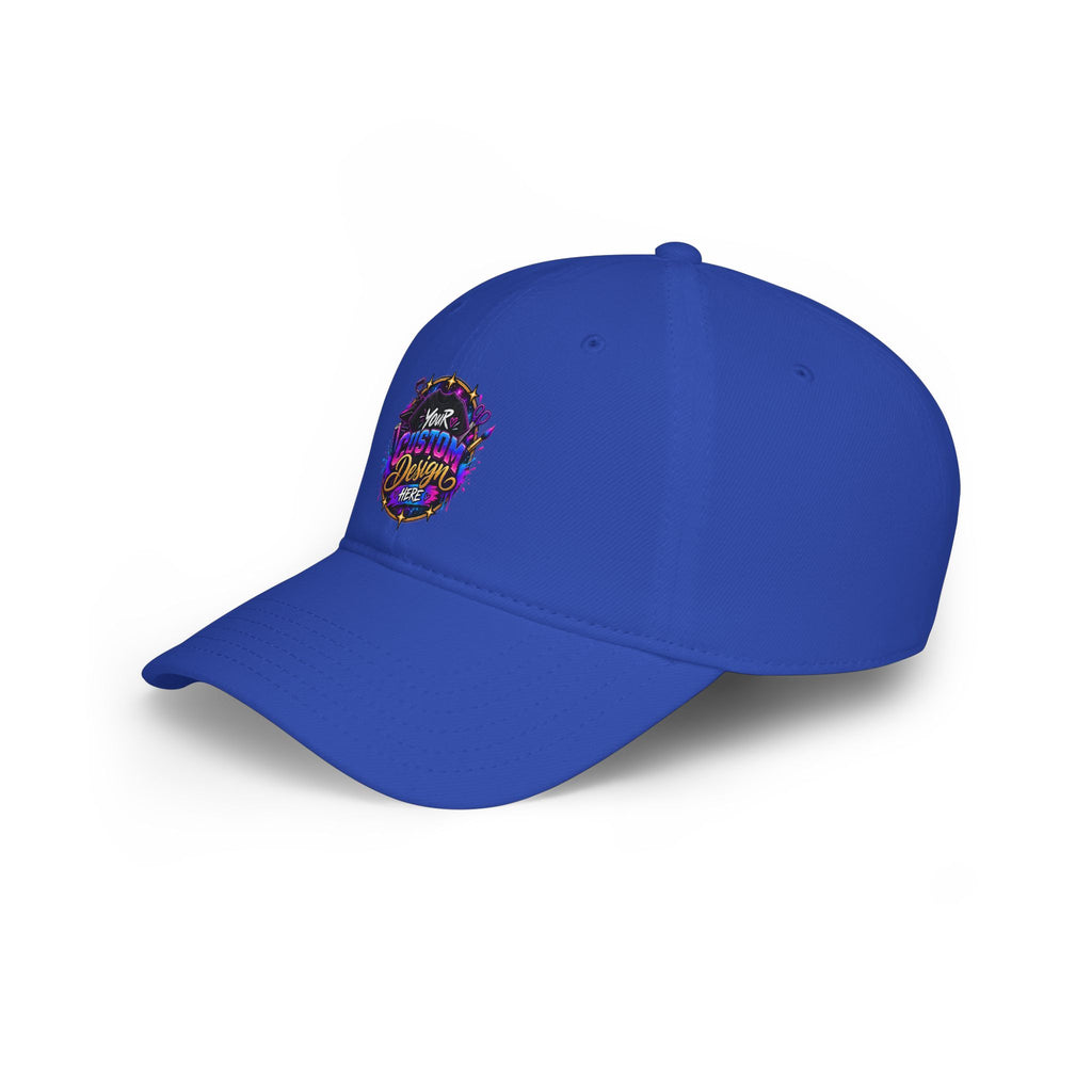 Low Profile Baseball Cap — Custom Vibrant Logo Hat