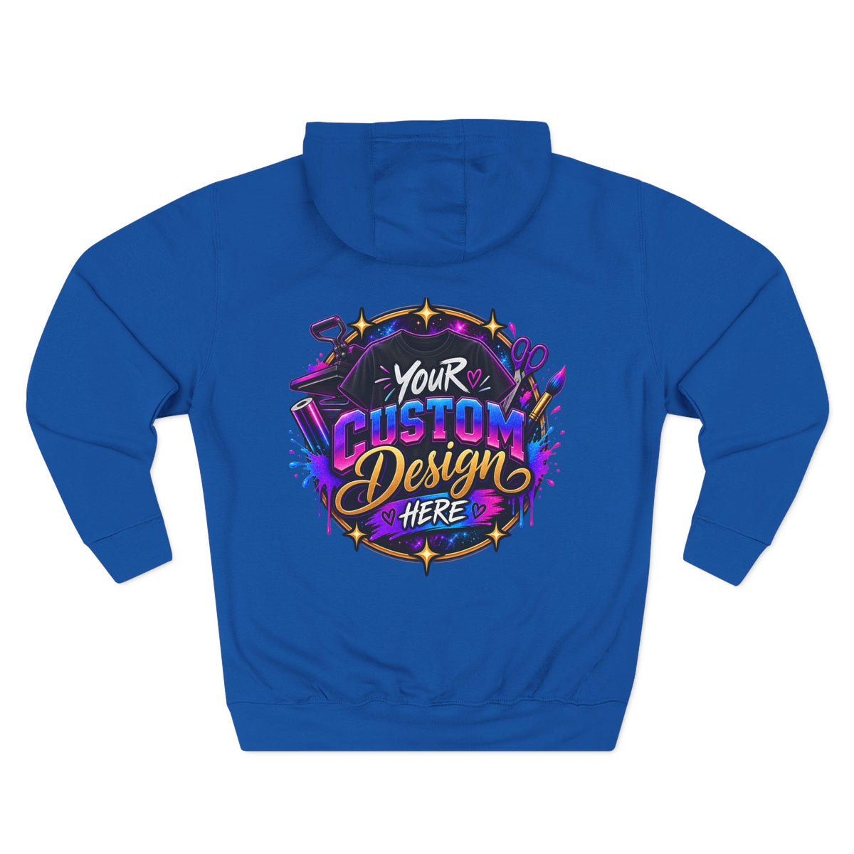 Custom Graphic Hoodie - Your Custom Design Here Fleece Pullover