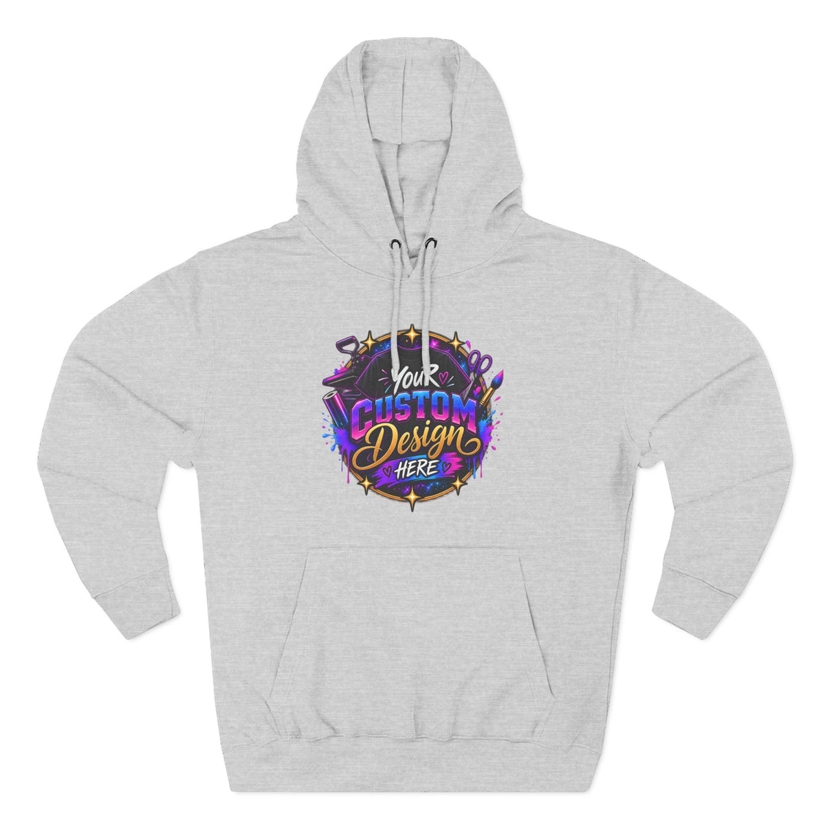 Custom Graphic Hoodie - Your Custom Design Here Fleece Pullover