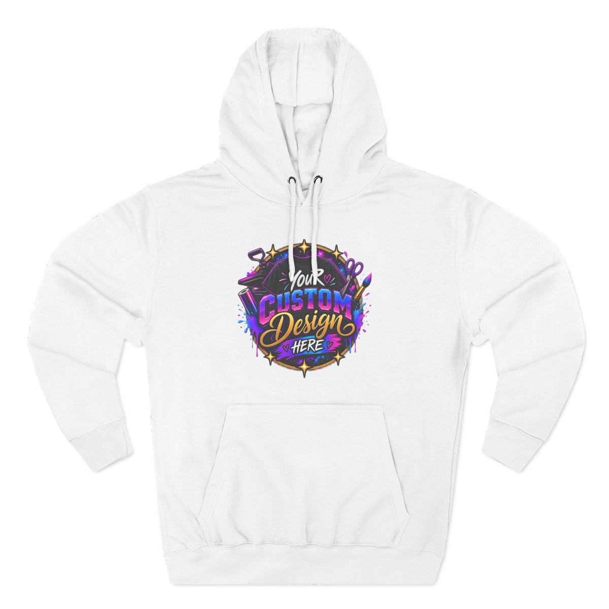 Custom Graphic Hoodie - Your Custom Design Here Fleece Pullover