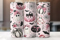 Sublimation Coquette Ghost Pumpkin 20oz Tumbler Wrap