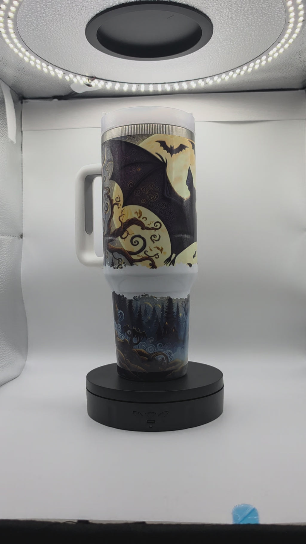 Sublimation 40oz Bats-Full-Moon-Halloween