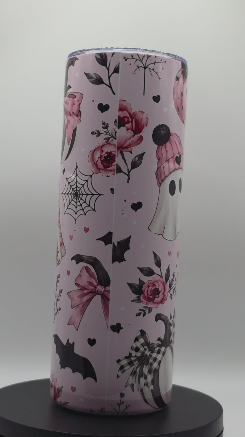 Sublimation Coquette Ghost Pumpkin 20oz Tumbler Wrap